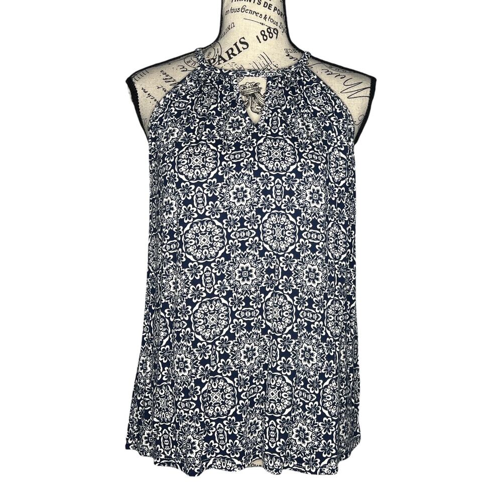 Papermoon (S) Elaria Keyhole Knit Top - Stitch Fix Halter Sleeveless Blouse